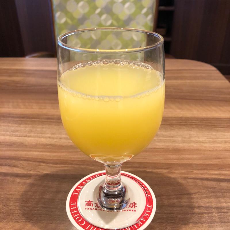 100%アップルジュース(高倉町珈琲 大宮店)