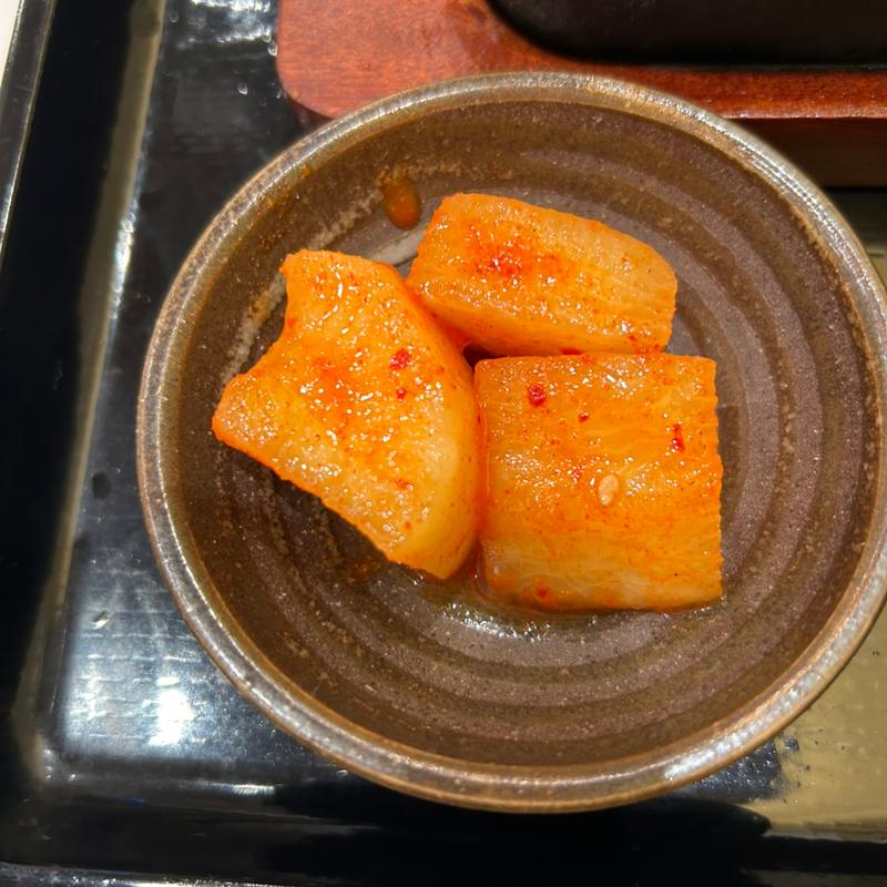 カクテキキムチ(オ肉ヤ 三井アウトレットパーク札幌北広島店)