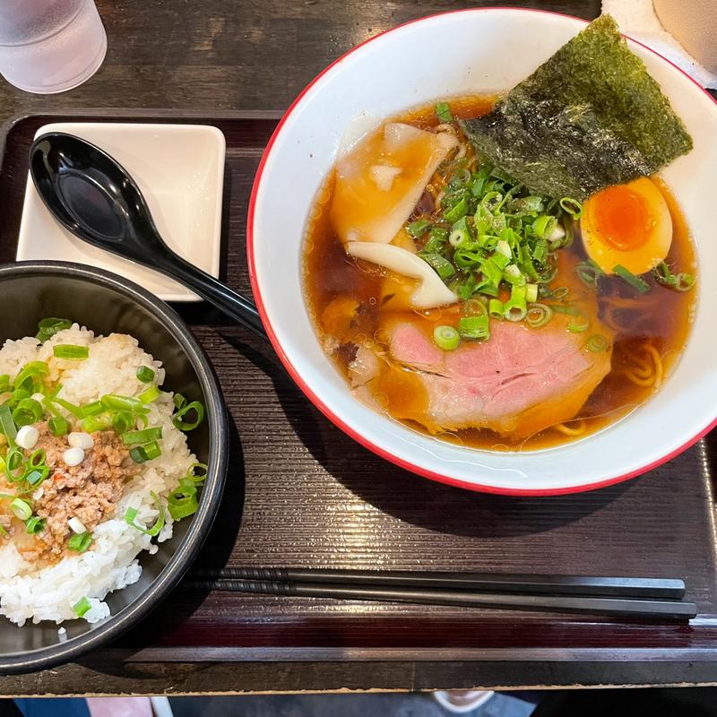 清澄濃口醤油らーめんセット(麺屋 彩々)
