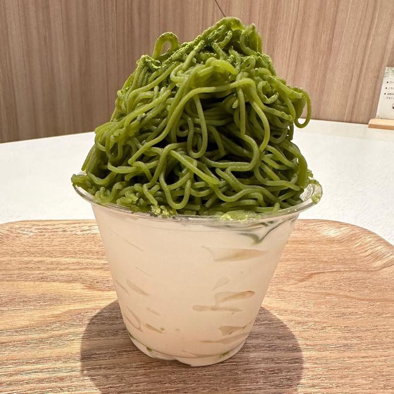 抹茶モンブランソフト(一○八抹茶茶廊)