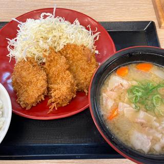 ヒレカツ定食豚汁大(かつや 花小金井店)