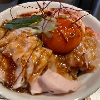 ランチセットレアチャ丼(麺屋左衛門)