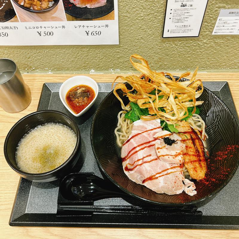 昆布水つけ麺 鯛出汁&煮干担コラボ(にぼし担担麺専門店 ☆☆ ふたつぼし)