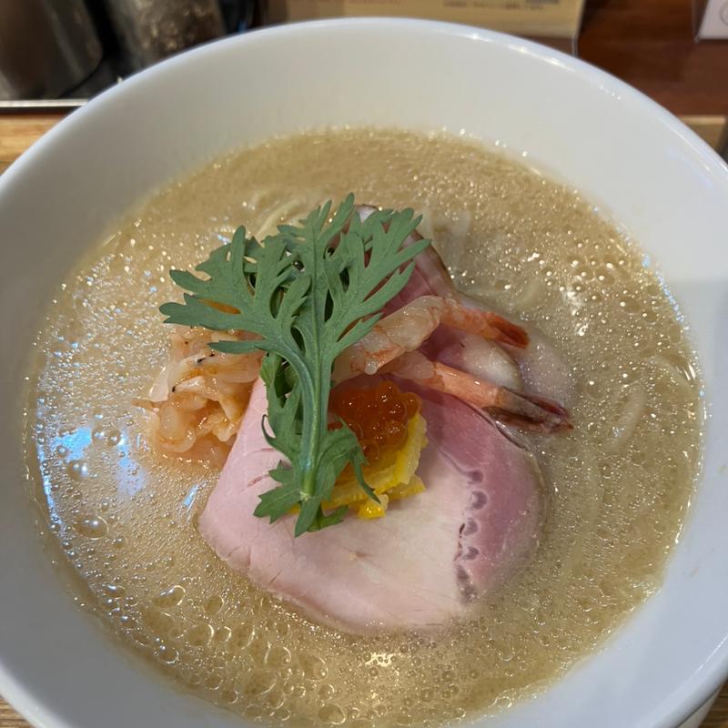 限定　甘エビ白味噌　麹(麺処しろくろ)