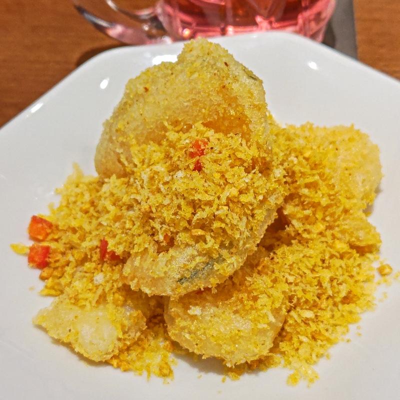 海老とイカのスパイス炒め(馬車道8)