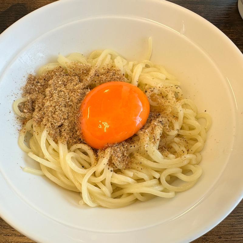 玉子かけ麺 和え玉(らーめん餃子専門　こむさし)