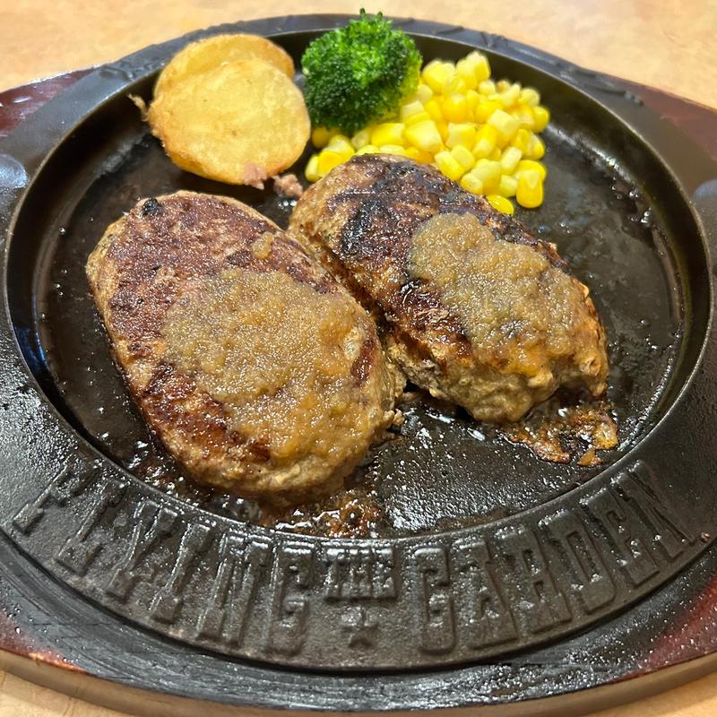 爆弾ハンバーグキングサイズ(フライングガーデン 柏の葉店)