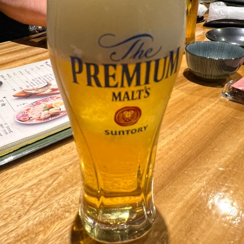 生ビール 小(うなぎ処 おおいた川)