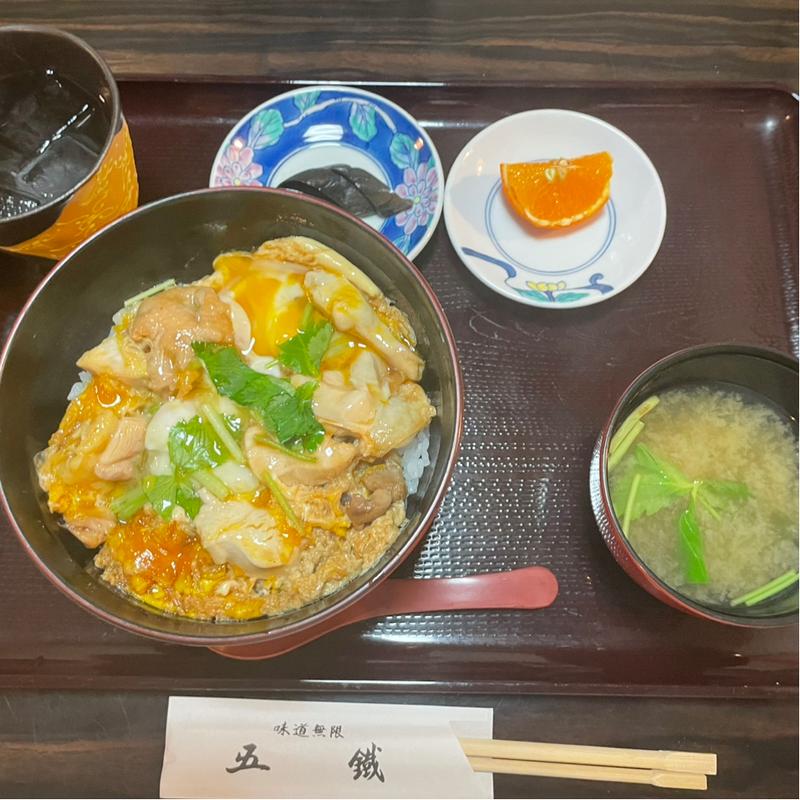 親子丼セット（竹）(五鐵 夢境庵 （五鉄 ごてつ むきょうあん）)