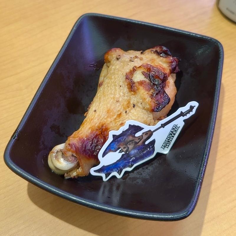 モンハンコラボ限定 上手に焼けました〜骨付きチキン(スシロー 八千代高津店)