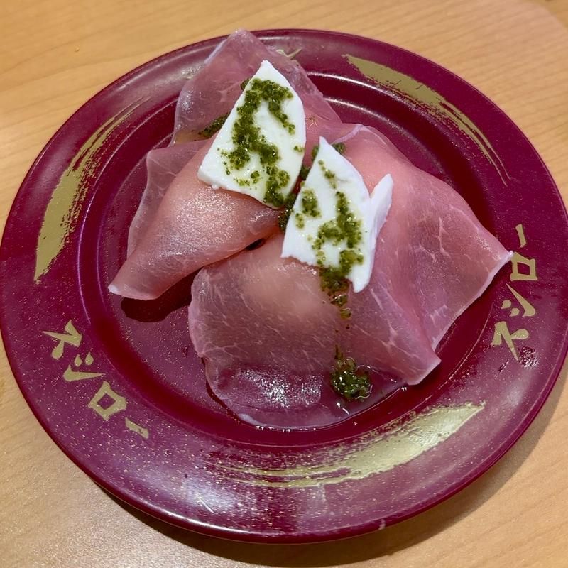 生ハムバジルモッツァレラ(スシロー 八千代高津店)