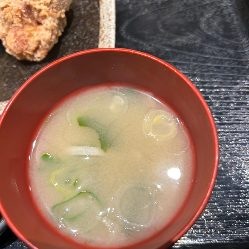 味噌汁(蕎麦切り くろ)