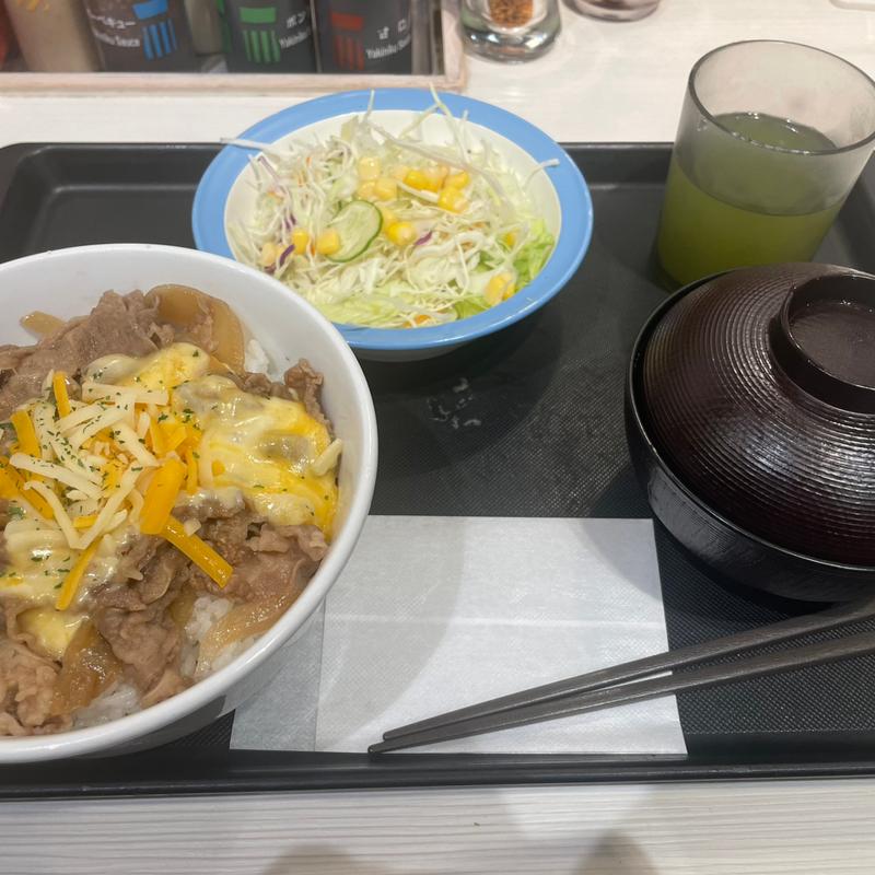 ランチチーズ牛丼(松屋 秋葉原店 )