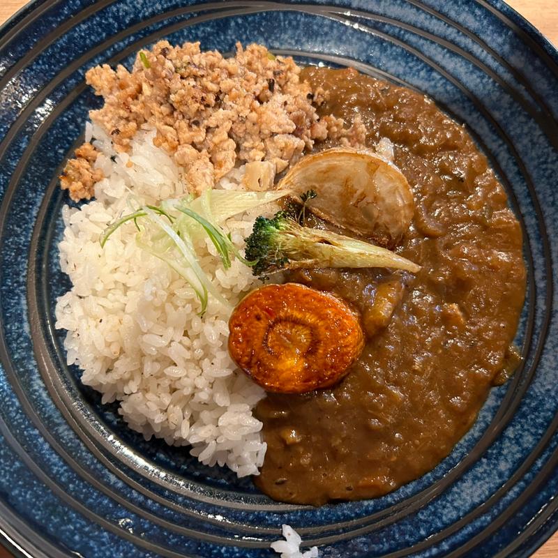 鶏そぼろカレー(京風カレー おこしやす)