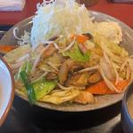 叉焼入り野菜炒め定食