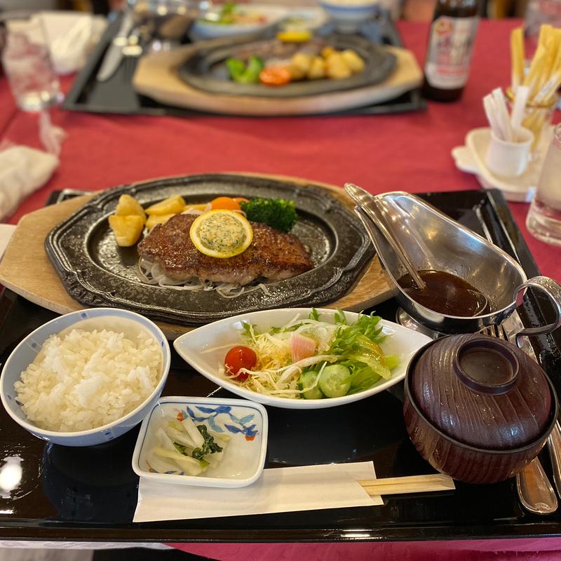 鉄板ステーキ御膳(愛岐カントリー )