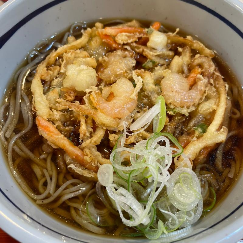 かき揚げ蕎麦(十国峠レストハウス )
