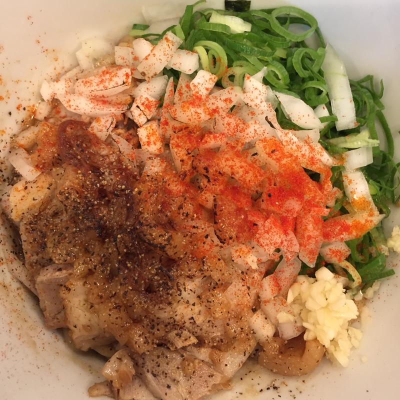 極濃厚白湯まぜそば(キラメキ チキンハート )