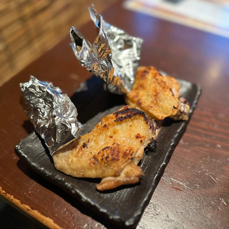 手羽先(炭火焼鳥Dining門 平野長原店)
