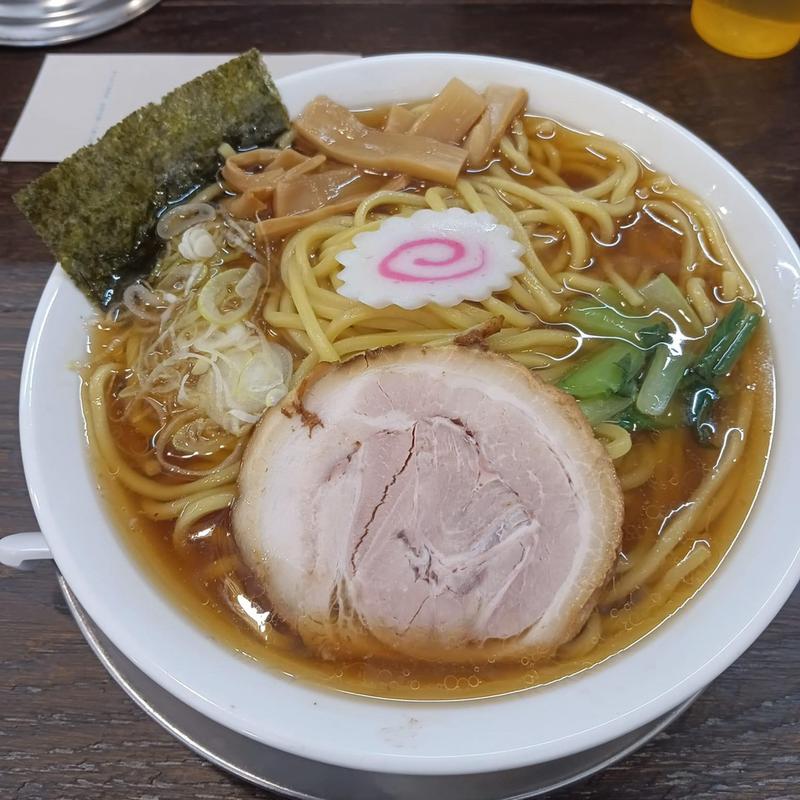 醤油ラーメン 大盛り(めん屋 桔梗 十二社通り店)