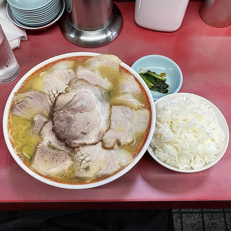 チャーシューメン 大 ライス(天天，有)
