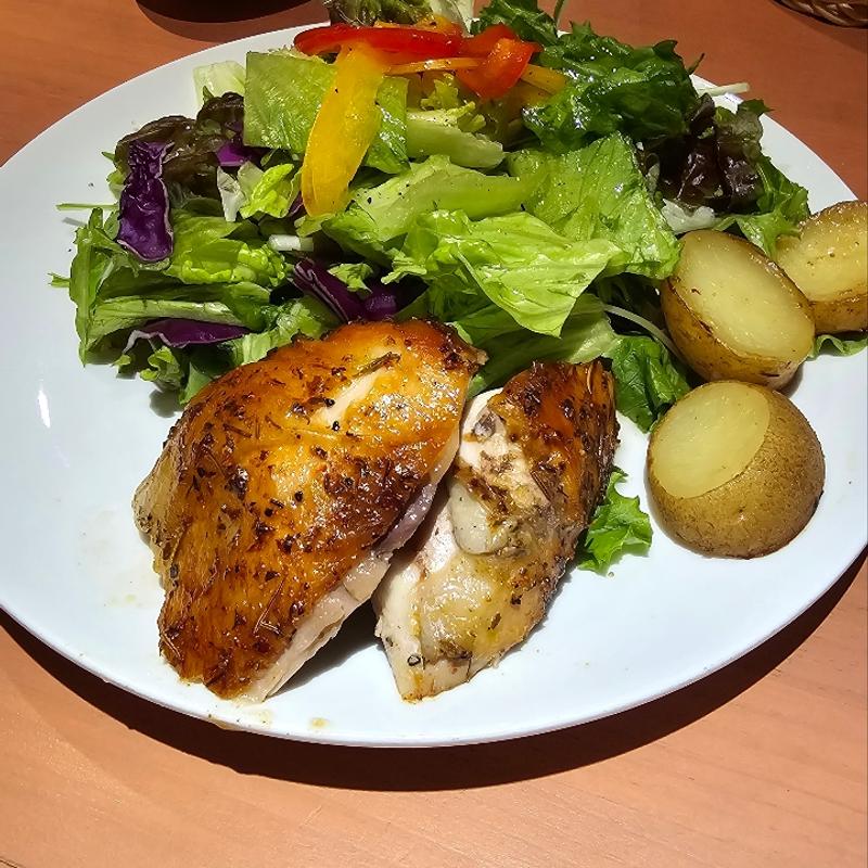 クウォーターチキンプレート(Farmer’s Chicken （ファーマーズチキン）三軒茶屋店)