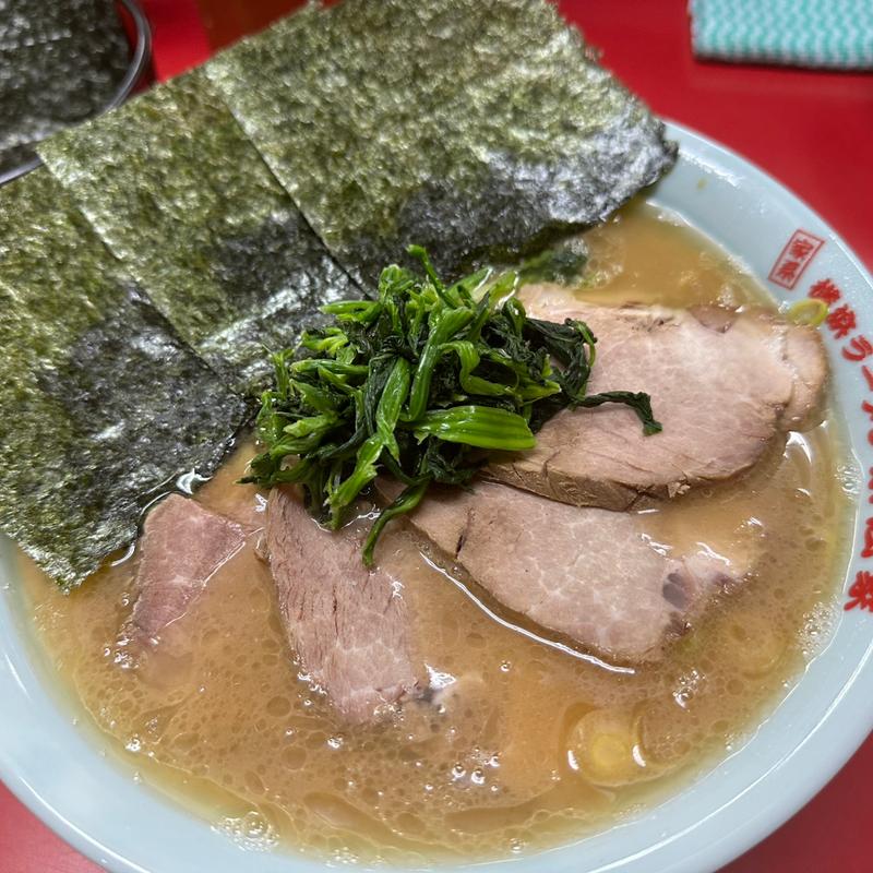 チャーシューメン中盛(横浜ラーメン末広家)