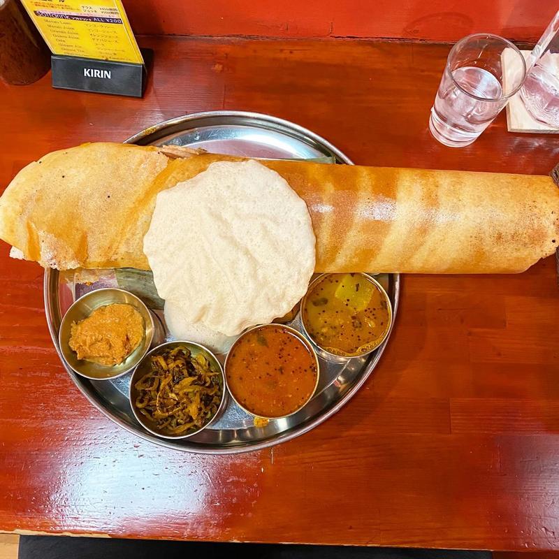 南インドドサセット(みんなのレストラン スパイシービリヤニ&ケバブハウス 小岩店)