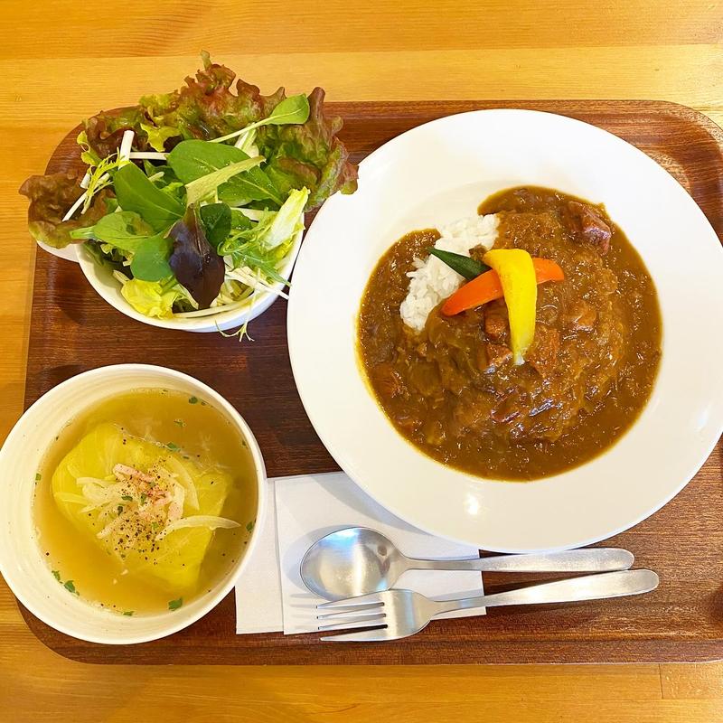 オリーブランチセット(牛すじカレーとスープの店オリーブ)