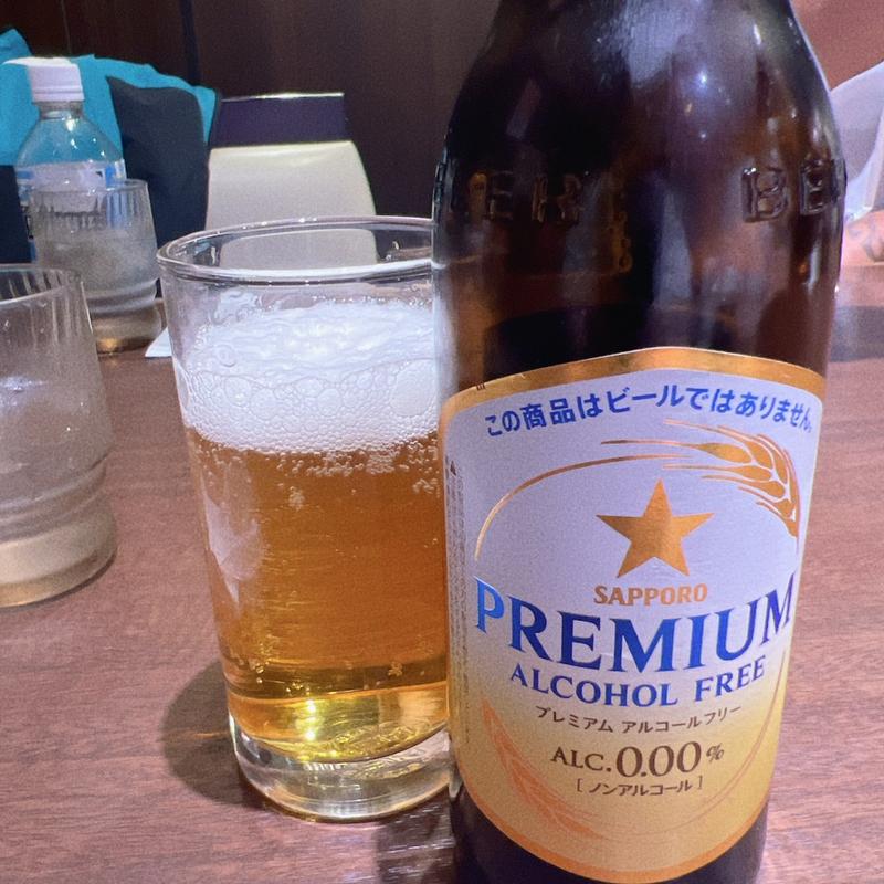 ノンアルコールビール(いきなりステーキ 下北沢店)