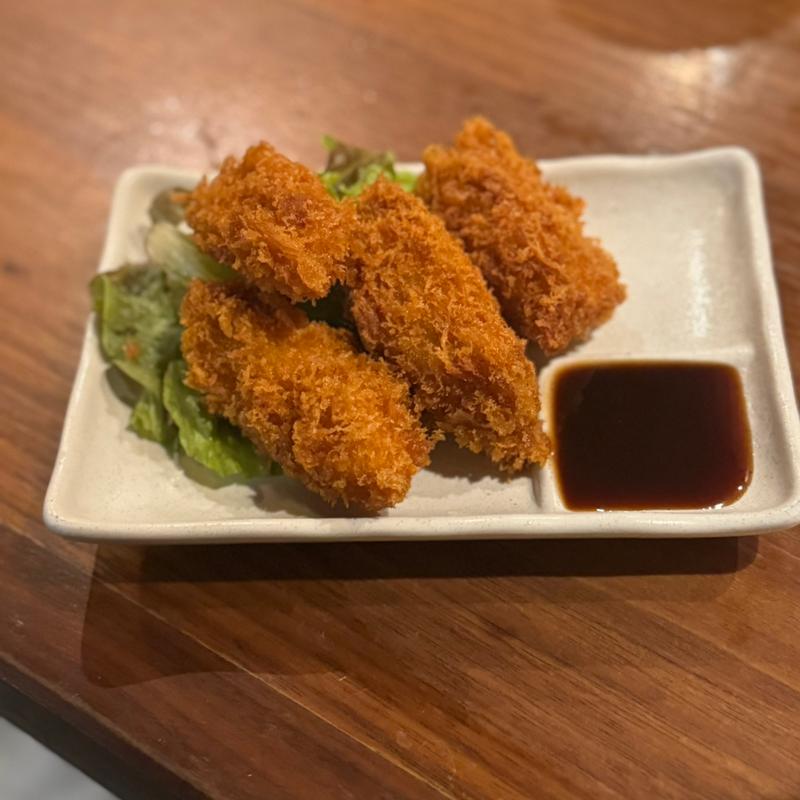 牡蠣フライ(日本酒居酒屋 嵐山 大塚店)