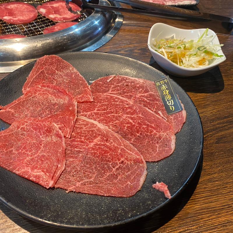 佐賀牛 赤身薄切り(あみやき亭 津島店 )