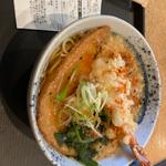 朝蕎麦 海老天🍤トッピング