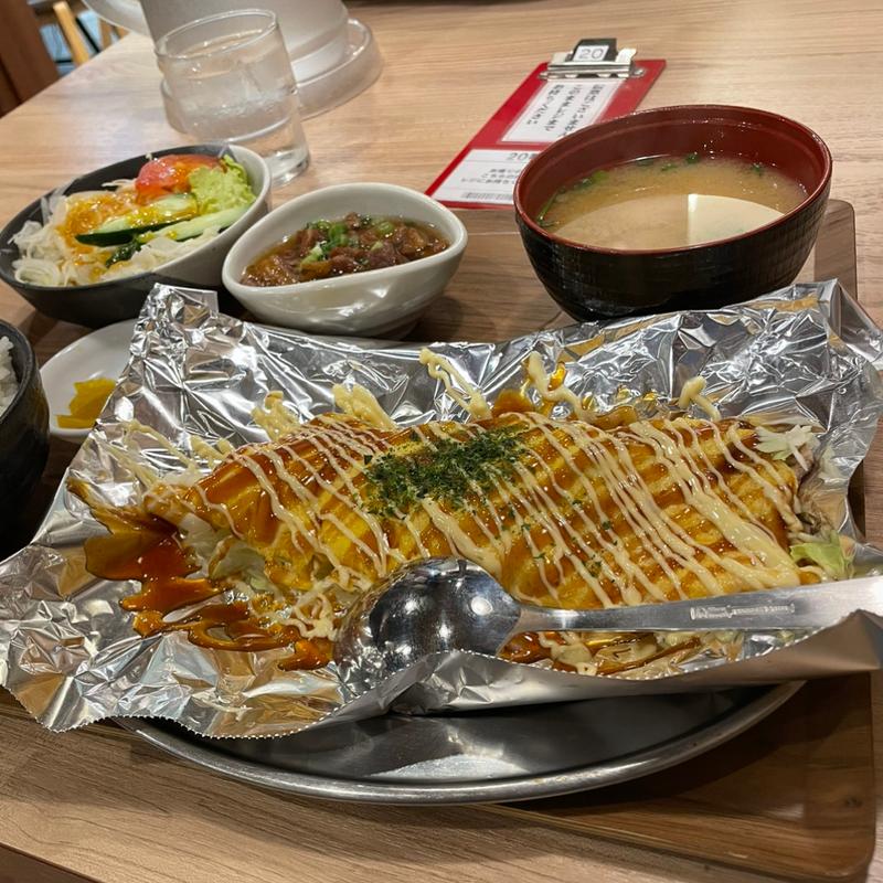 とん平焼定食(焼そばセンター 尼崎焼そばセンター店)