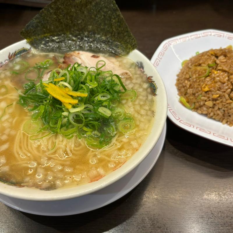 チャーハン定食（塩ラーメン(来来亭 守山村前店)
