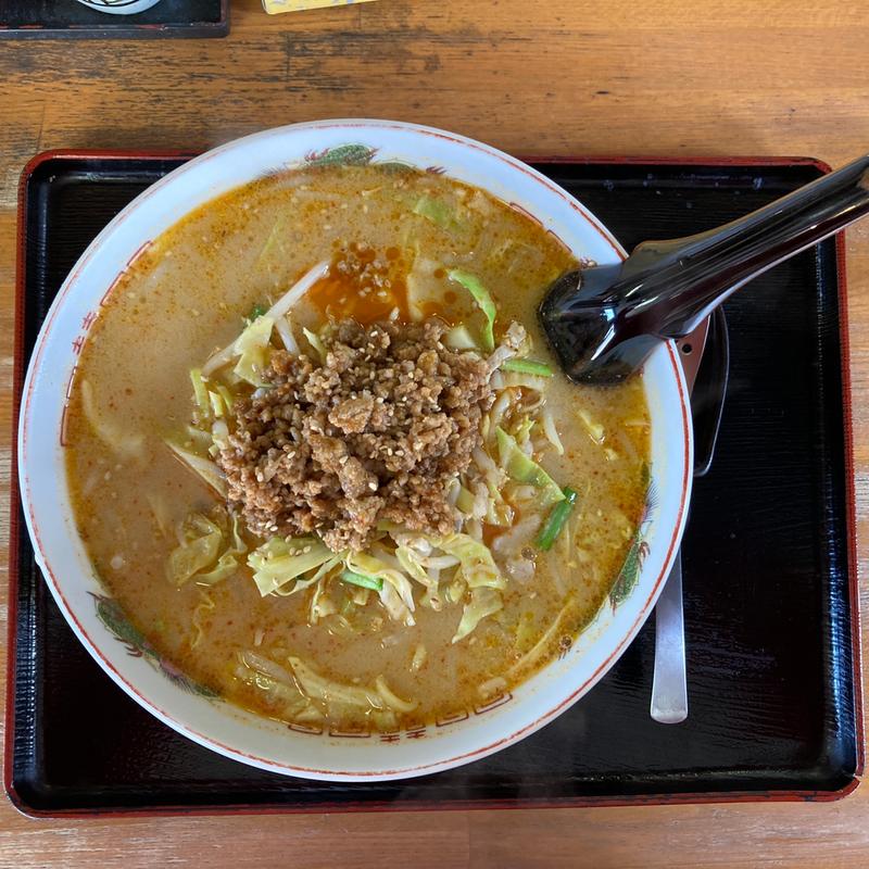 担々麺（大盛、中辛）(らーめん大将)