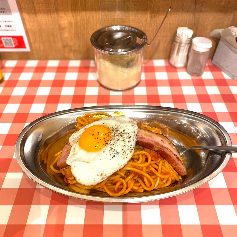 ナポリタン王道セット並(スパゲッティーのパンチョ 名古屋矢場町店)