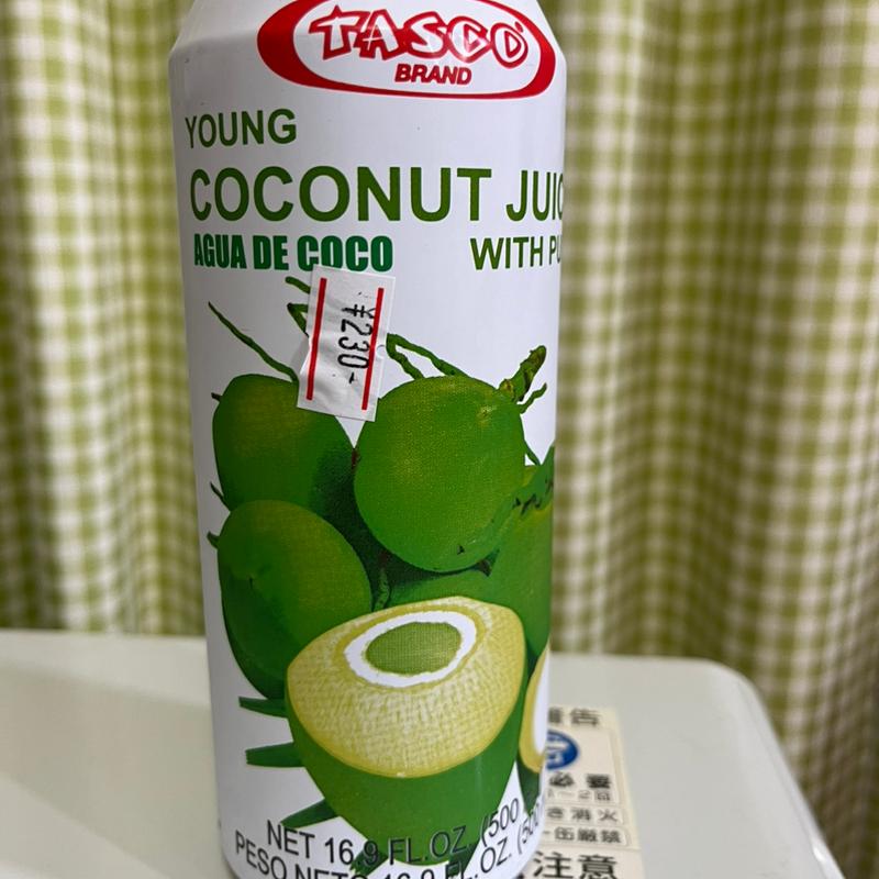TASCO COCONUT JUICE WITH PULP 500ml(モンテヤマザキ)