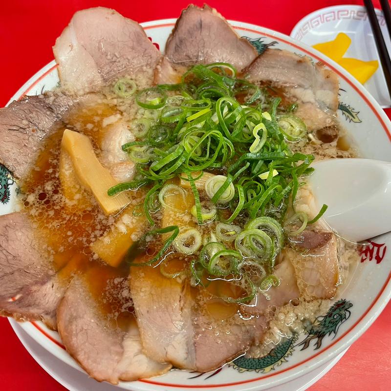 特製醤油ラーメン　肉入り(京都北白川ラーメン魁力屋 北与野店)
