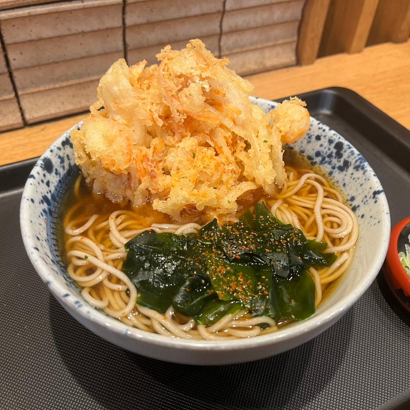 小海老のかき揚げそば(しぶそば 武蔵小杉店 )