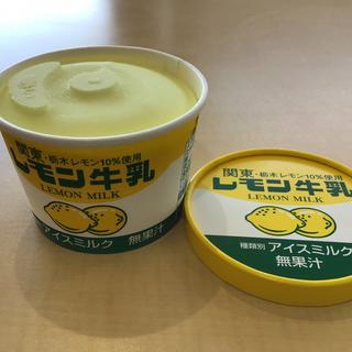 レモン牛乳アイス(細倉マインパーク)