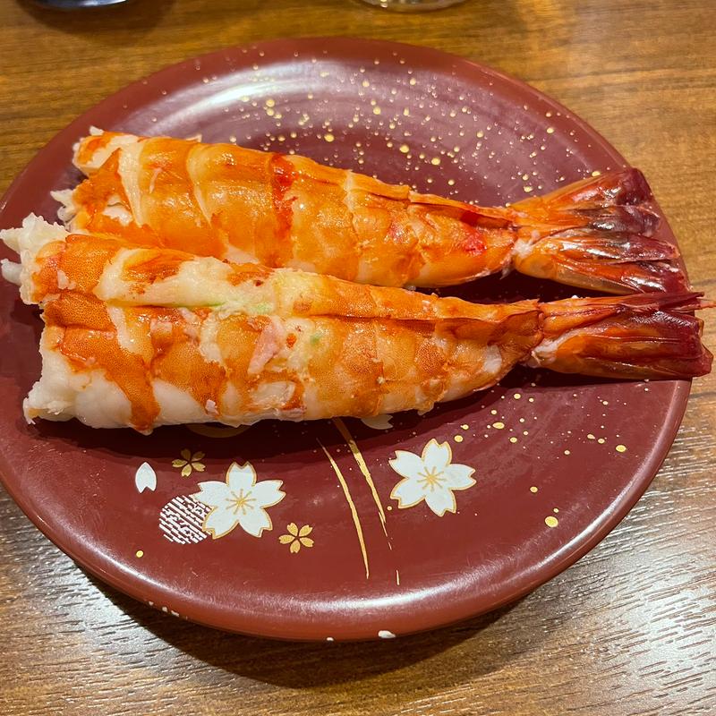 自家製特大ボイル海老(回転さかなや鮨　魚忠 今池店 （うおちゅう）)