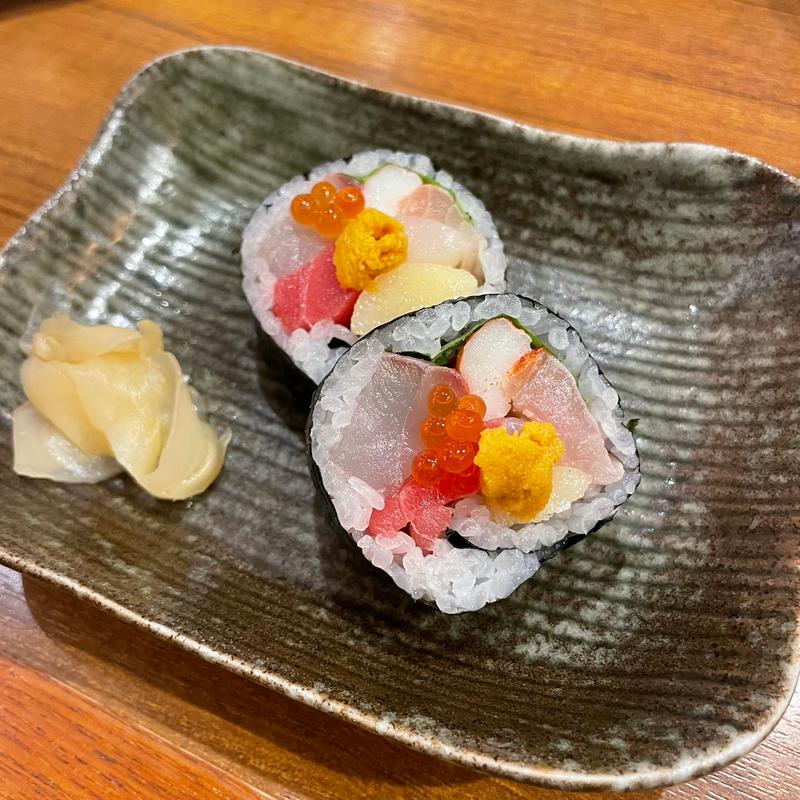 海鮮巻(回転さかなや鮨　魚忠 今池店 （うおちゅう）)