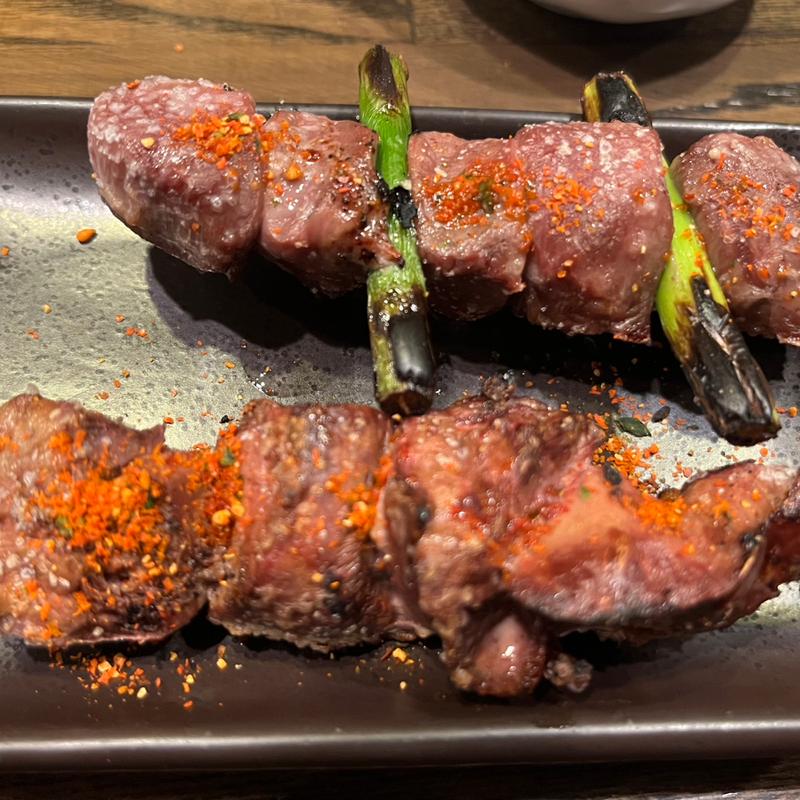 砂肝とレバー(串蔵)