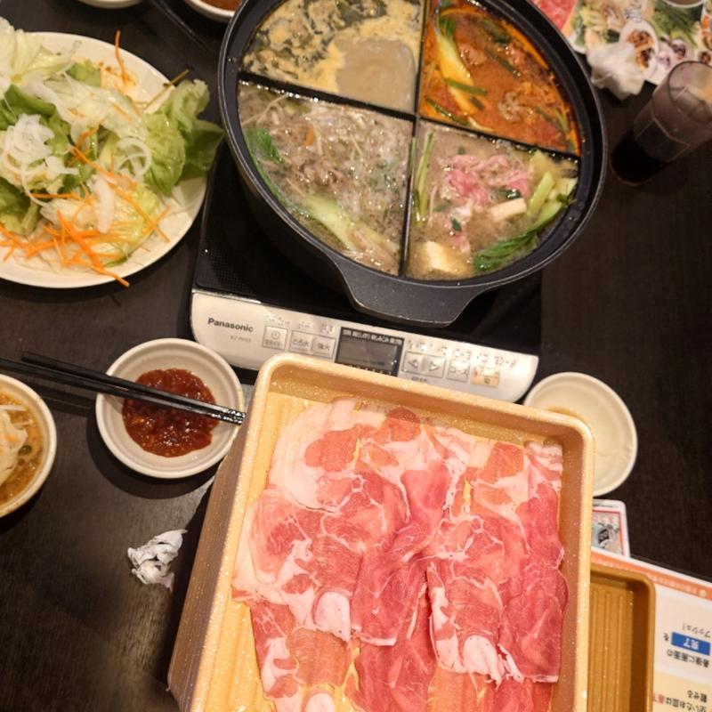 豪華 ラム 食べ放題コース グリーンカレーだし無料(しゃぶ葉 東向島店)