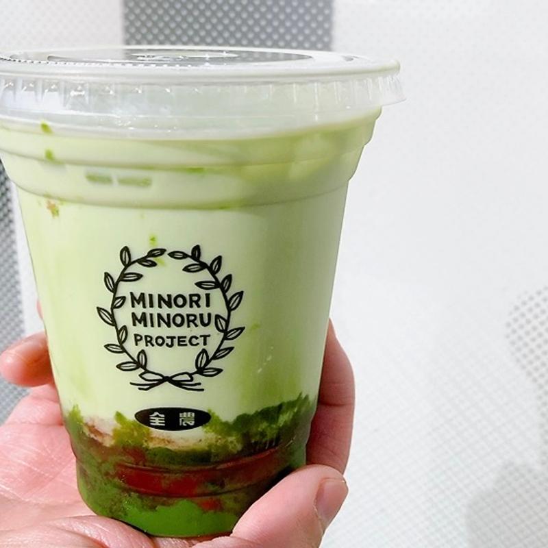 いちご抹茶ラテ(みのりカフェ元気市広島店)