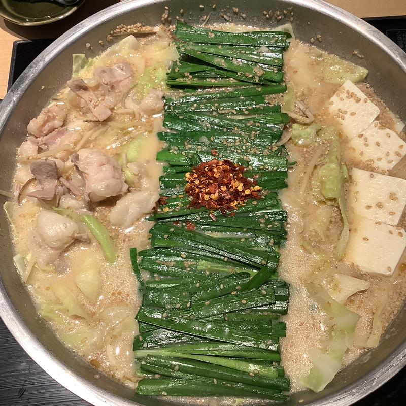 もつ鍋(博多もつ鍋おおやま 大阪駅店)