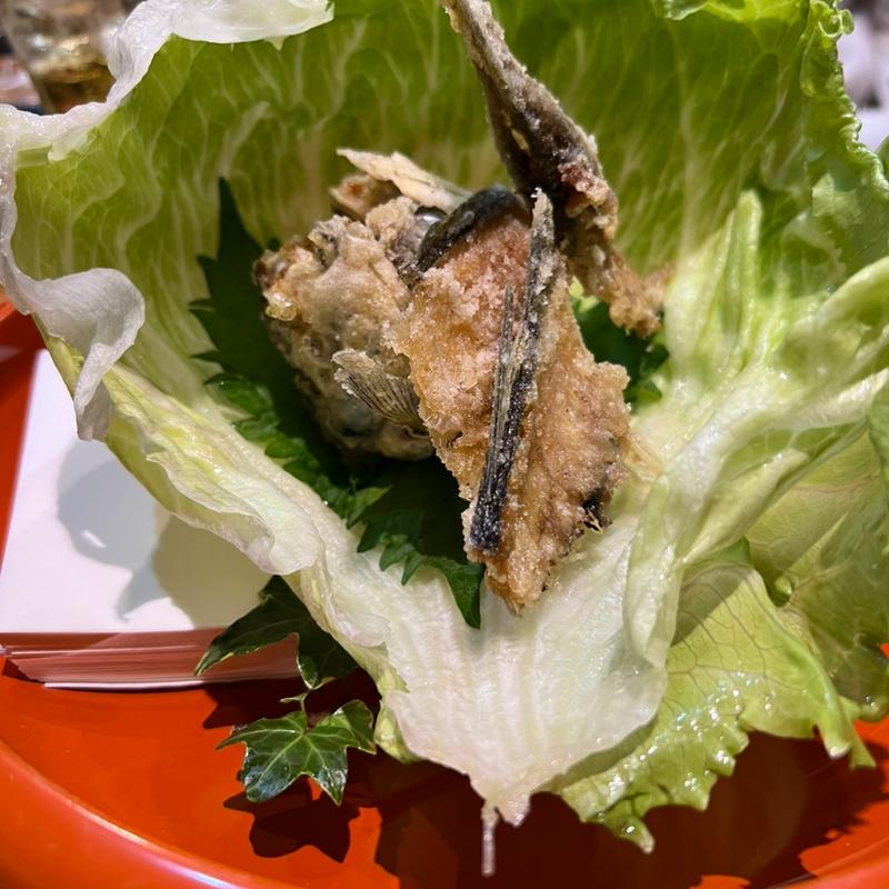 アジの骨せんべい(うなぎ処 おおいた川)