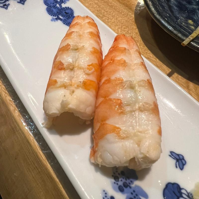 エビの握り(うなぎ処 おおいた川)