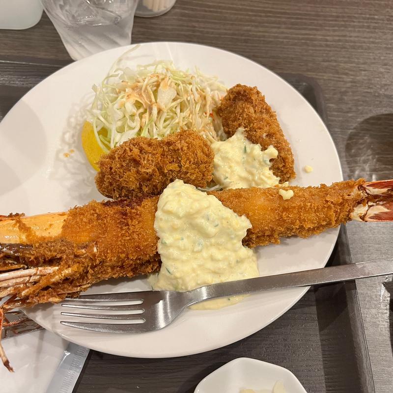 天然エビフライセット(AB-kitchen)